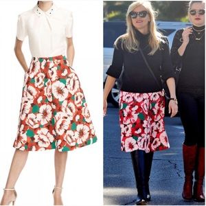 Draper James Amaryllis Floral Skirt